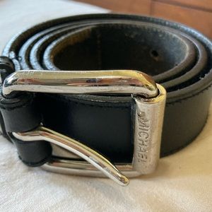 Michael Kors simple black belt